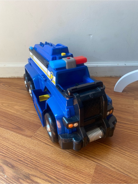Paw Patrol Other - Paw Patrol Blue Police Rescue Truck Toy with Red & Blue Lightbar